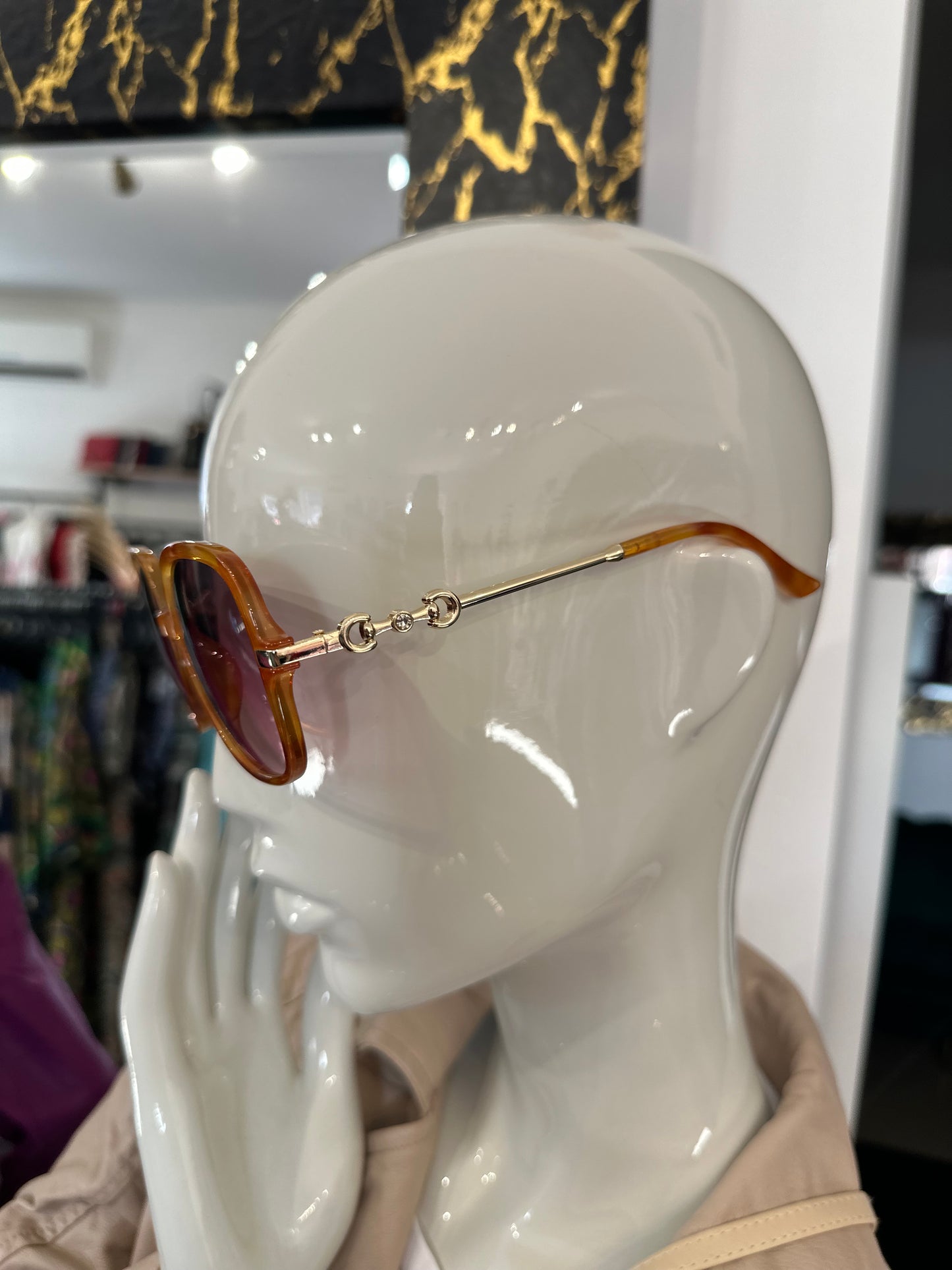 ELVIRA orange sunglasses
