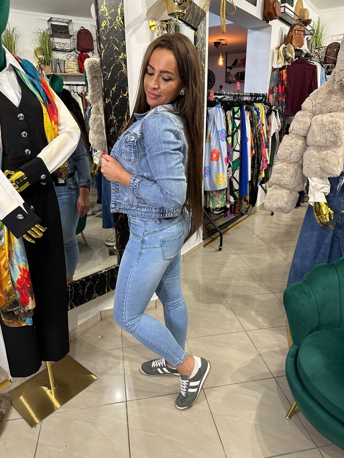 ANITA khaki zöld sport cipő - BELADY
