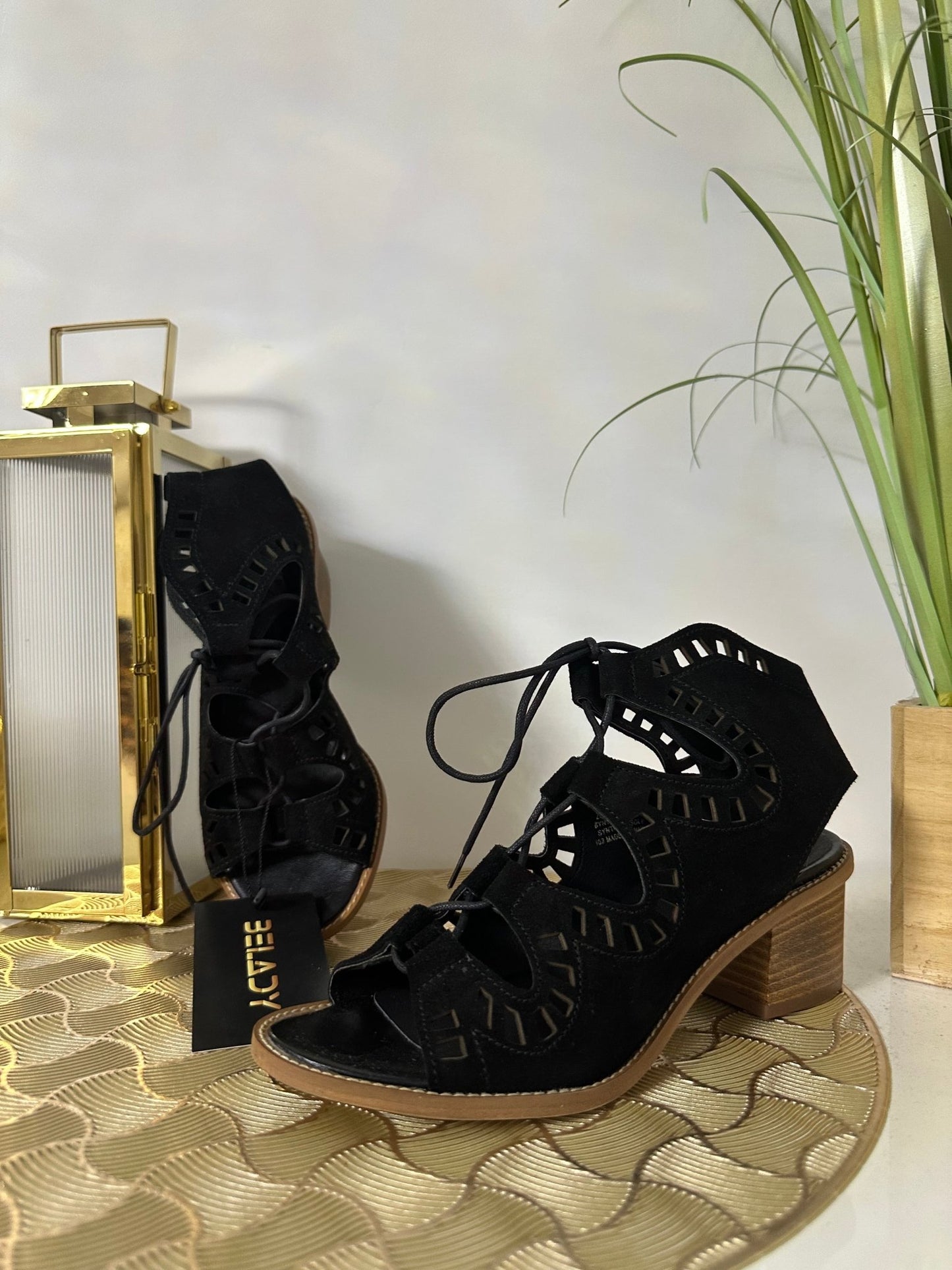CARVELA fekete velúr magas talpú szandál (EU36 - os) - BELADY