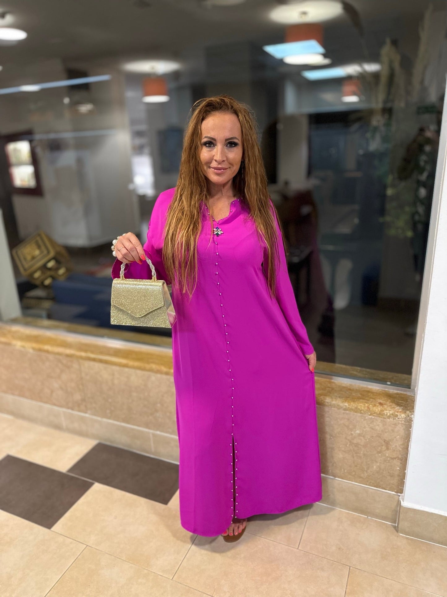 DIAMOND pink színû alkalmi ruha - BELADY