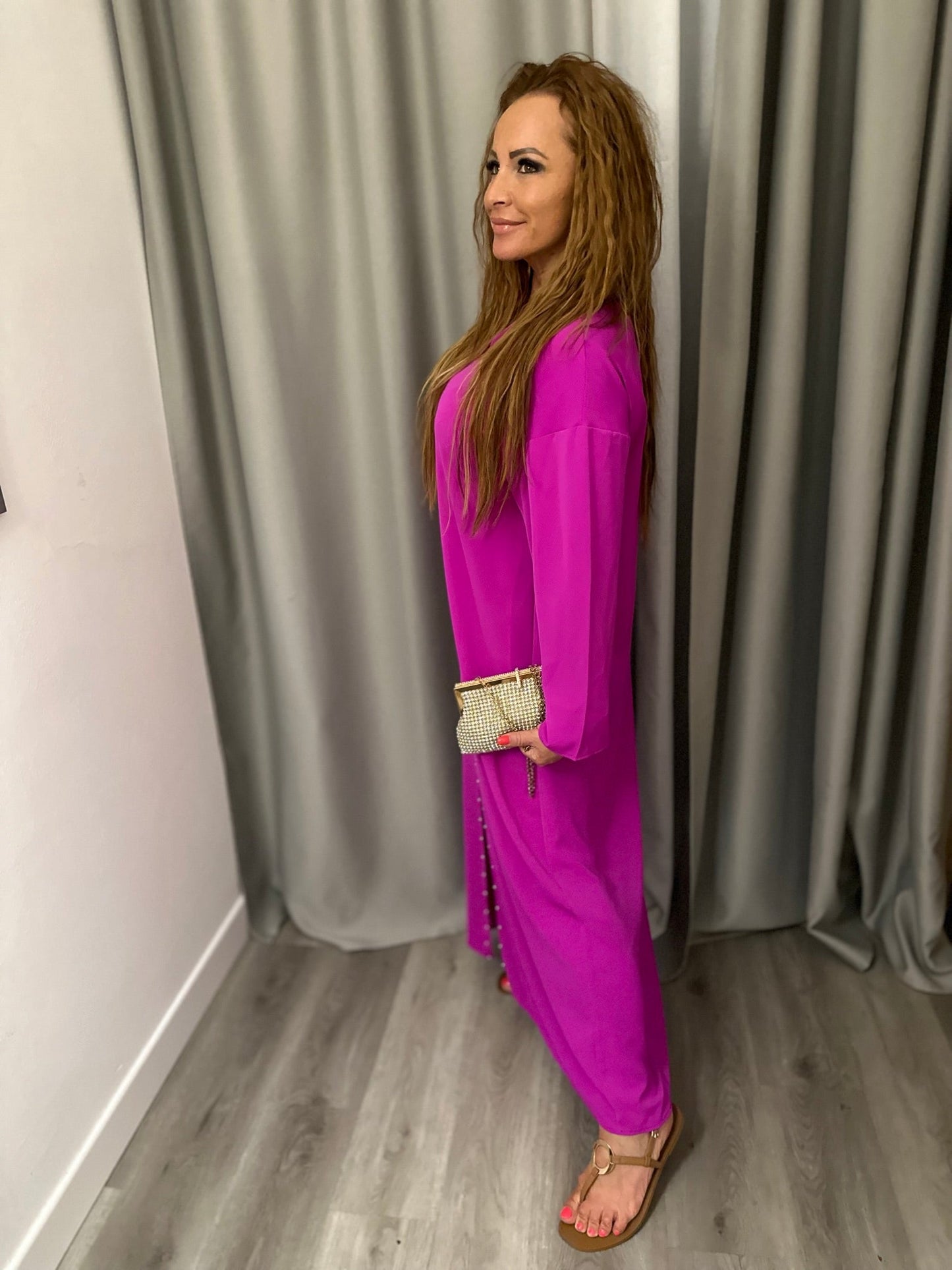 DIAMOND pink színû alkalmi ruha - BELADY