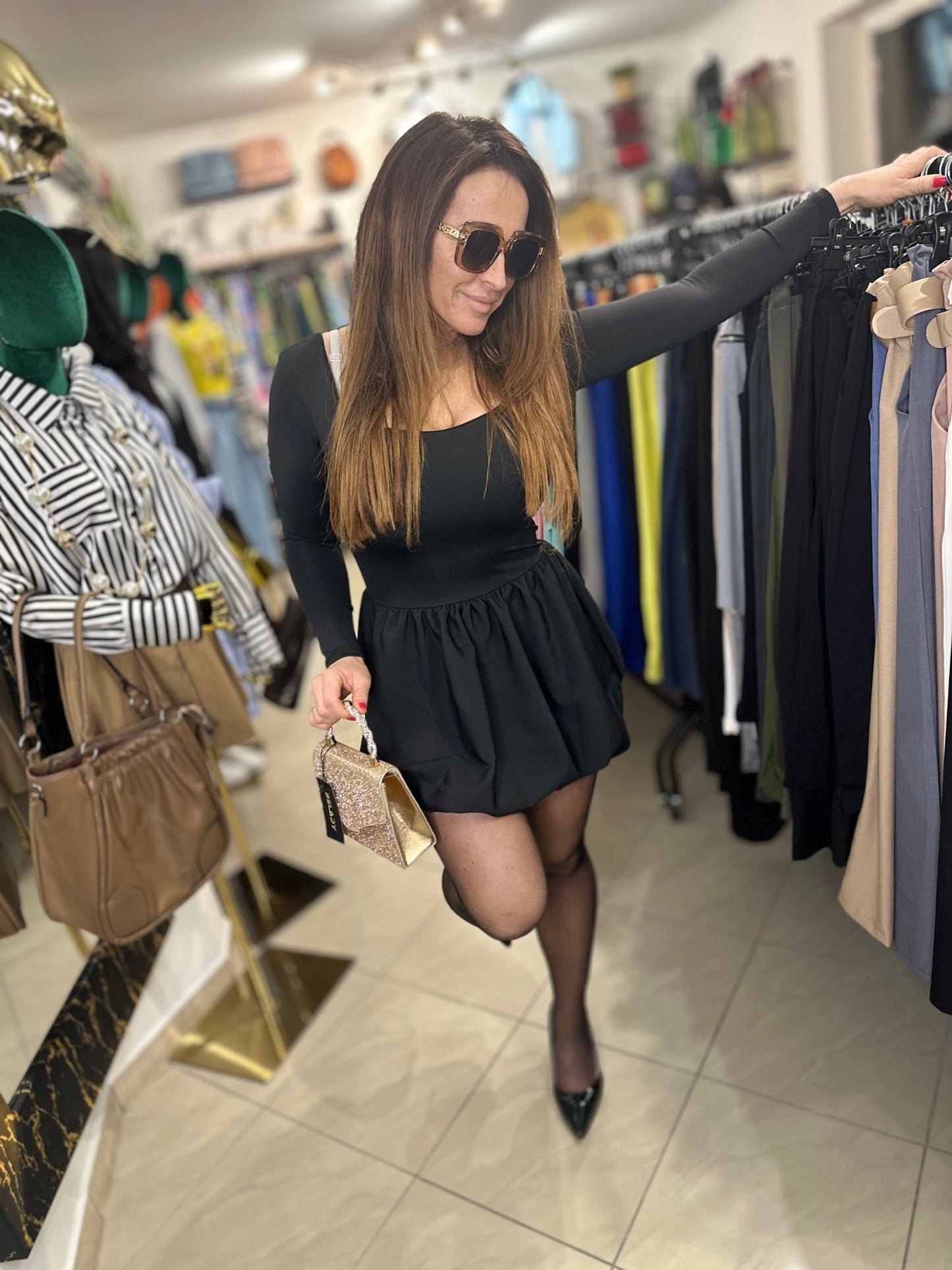 DOLLY fekete ruha - BELADY