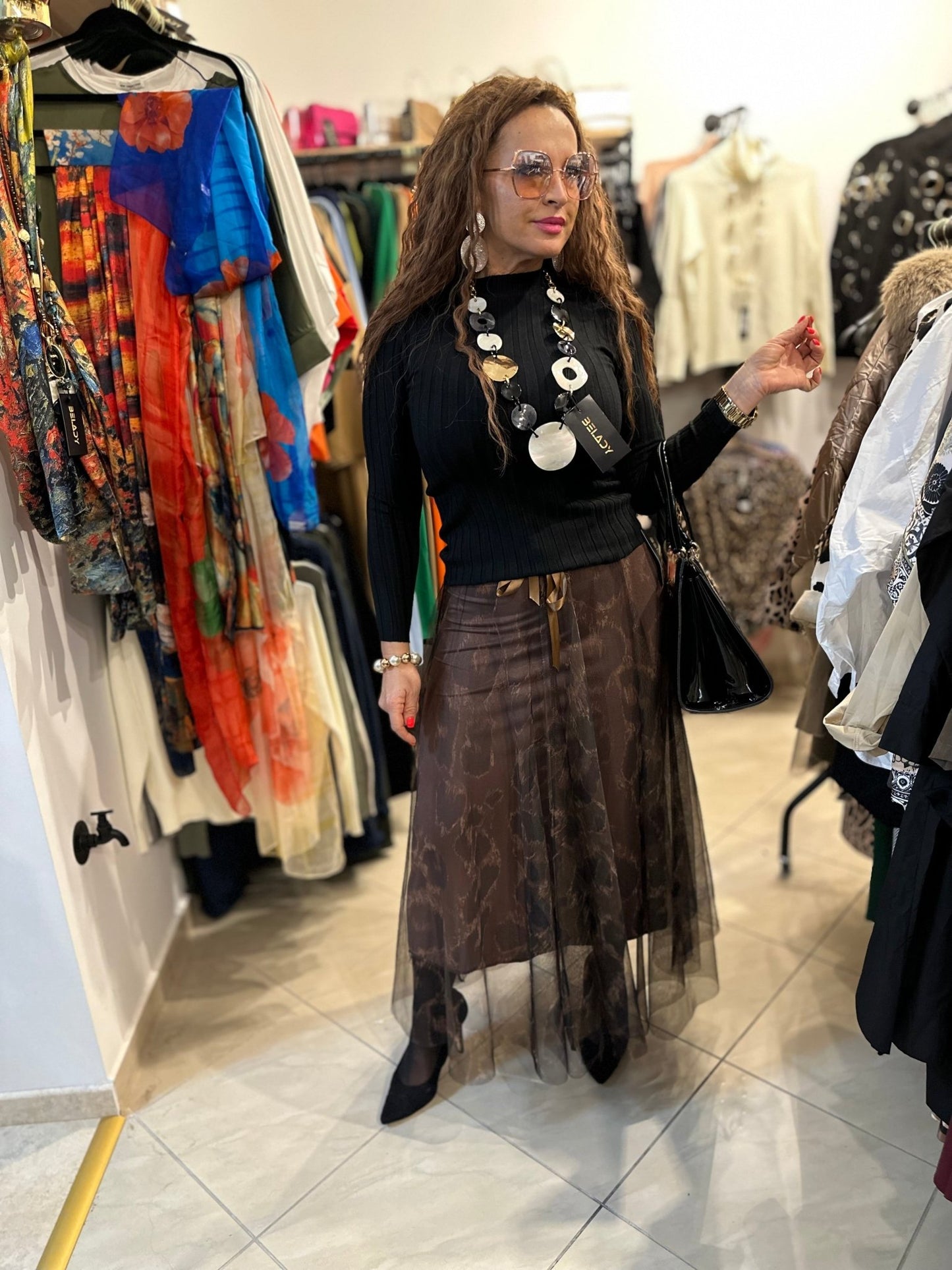GEORGINA barna fodros álom szoknya - BELADY
