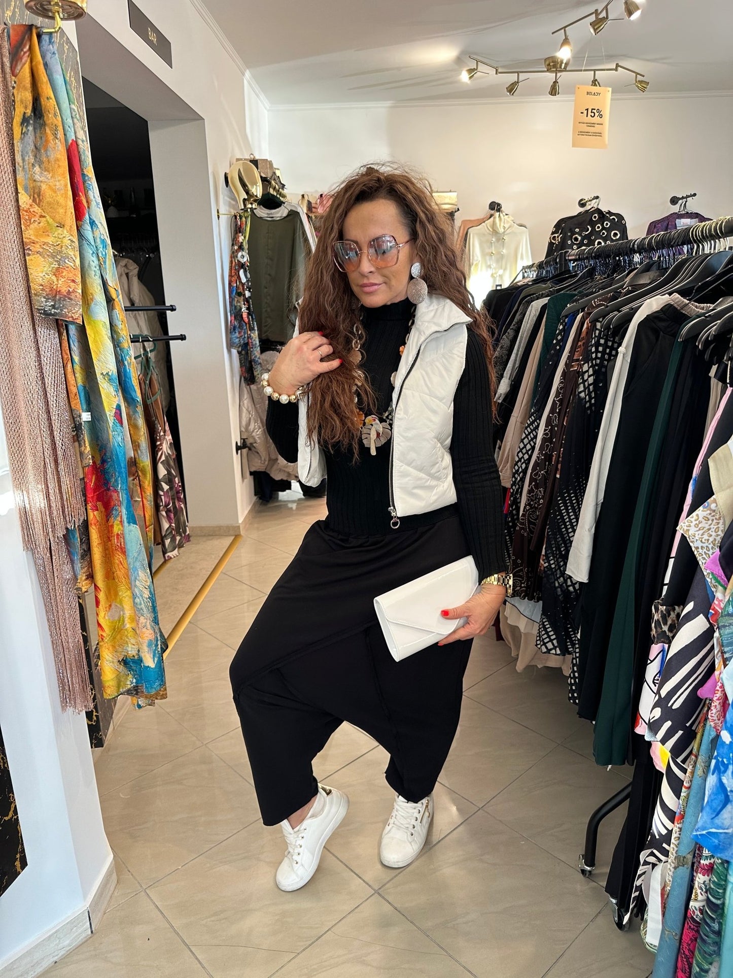 GERDA fehér mellény - BELADY