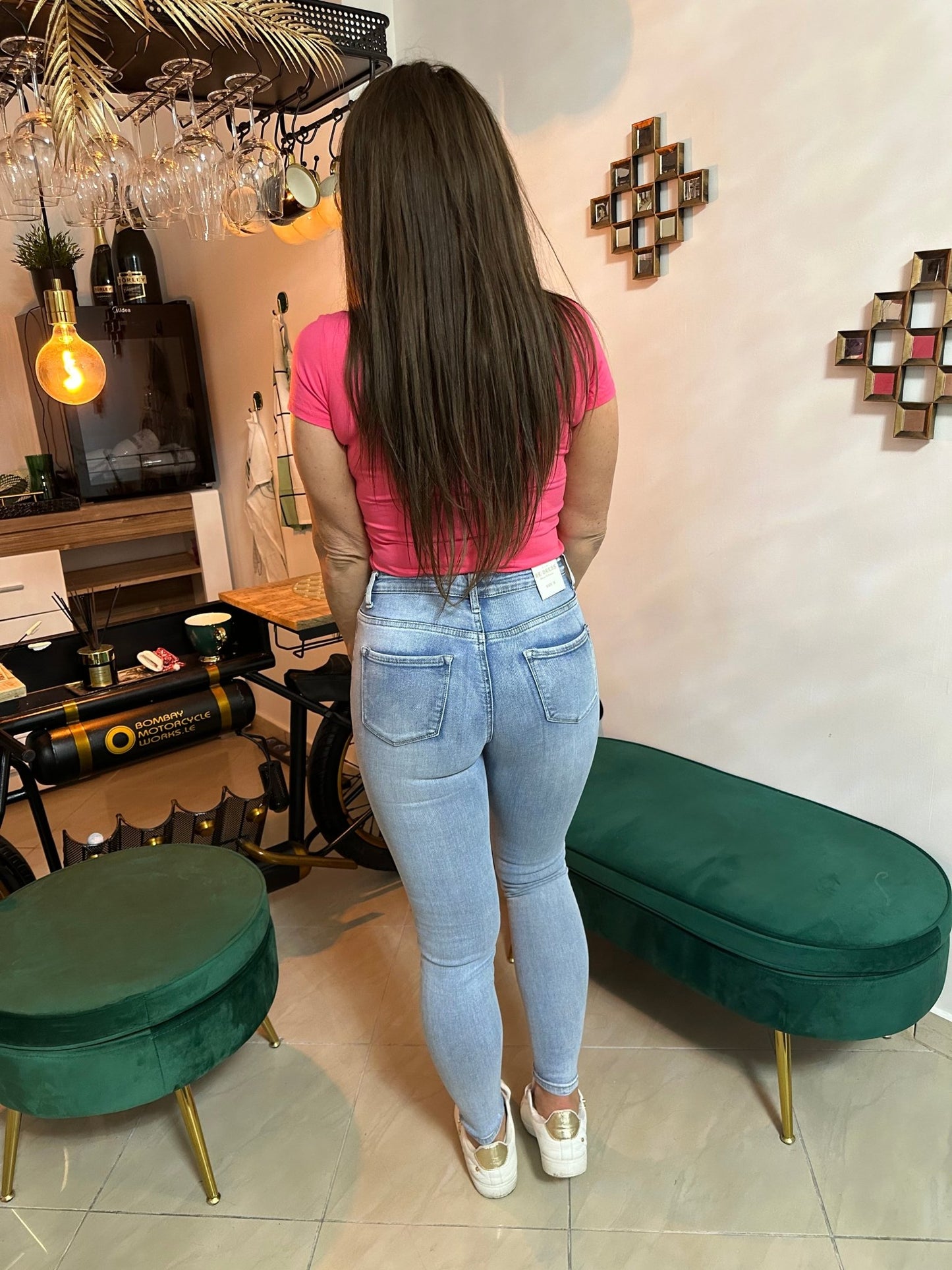 ILDI pink/rózsaszín basic rövidujjú póló - BELADY