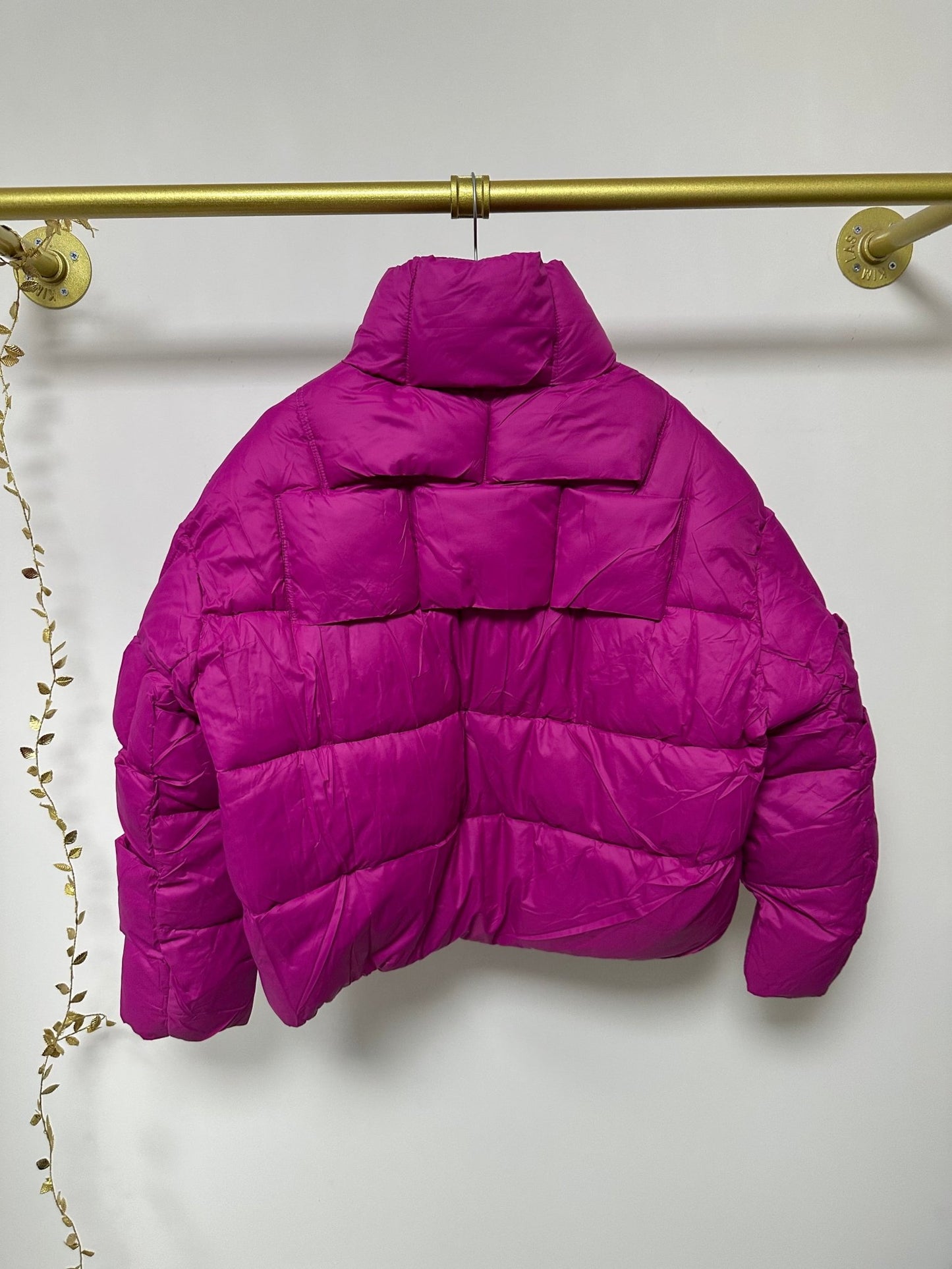 JANE magenta / pink pufi téli kabát - BELADY