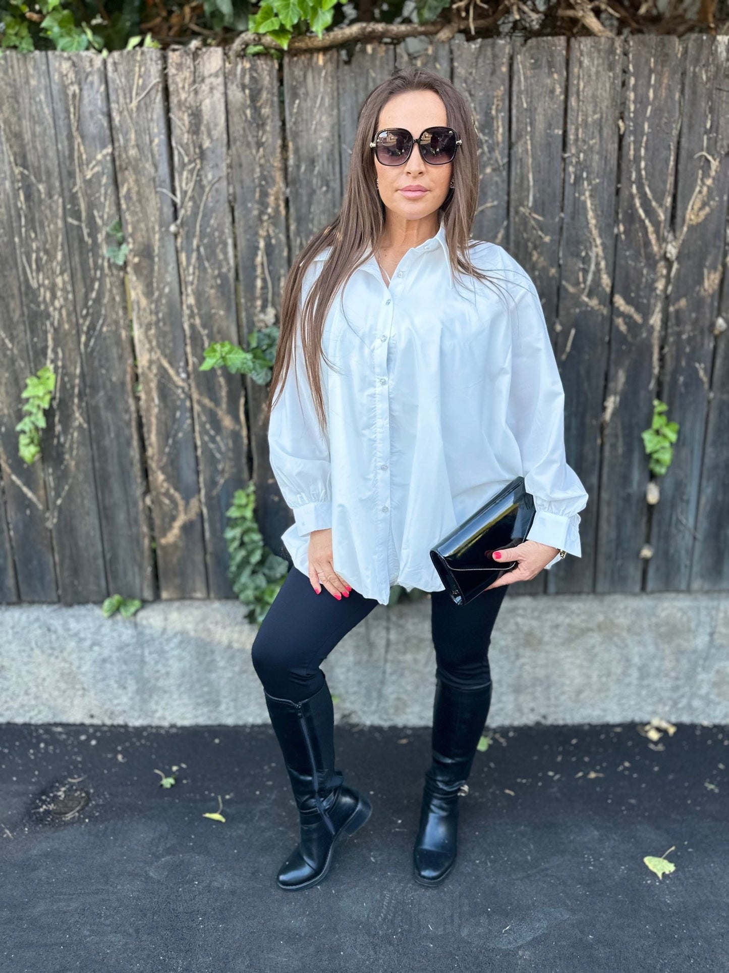 LUCIA / AMO fehér elegáns hagyma ruha - BELADY
