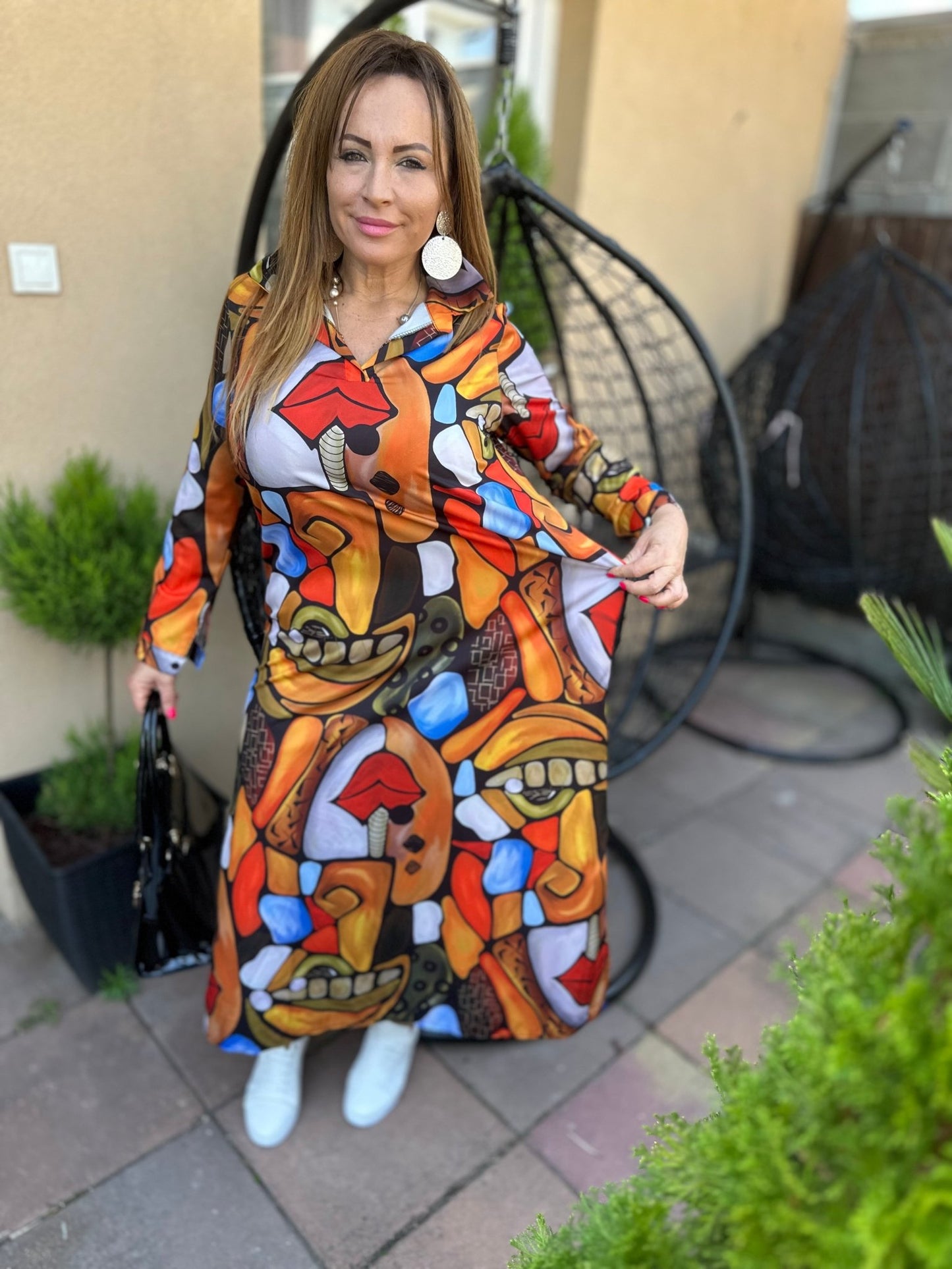 LUISA barna egyedi mintás ruha - BELADY