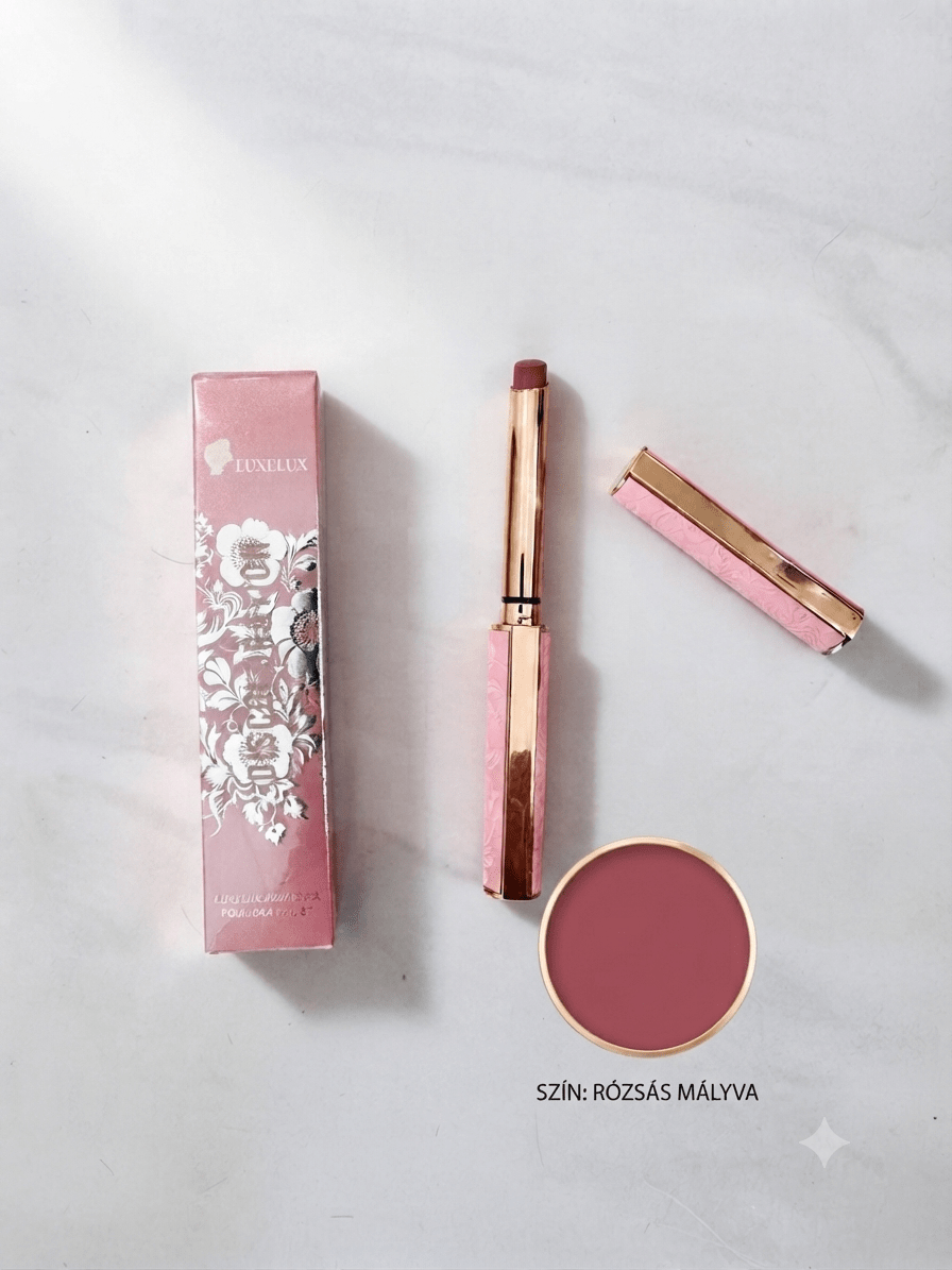 Luxelux Rózsás Mályva színű Ajakrúzs – K01 - BELADY