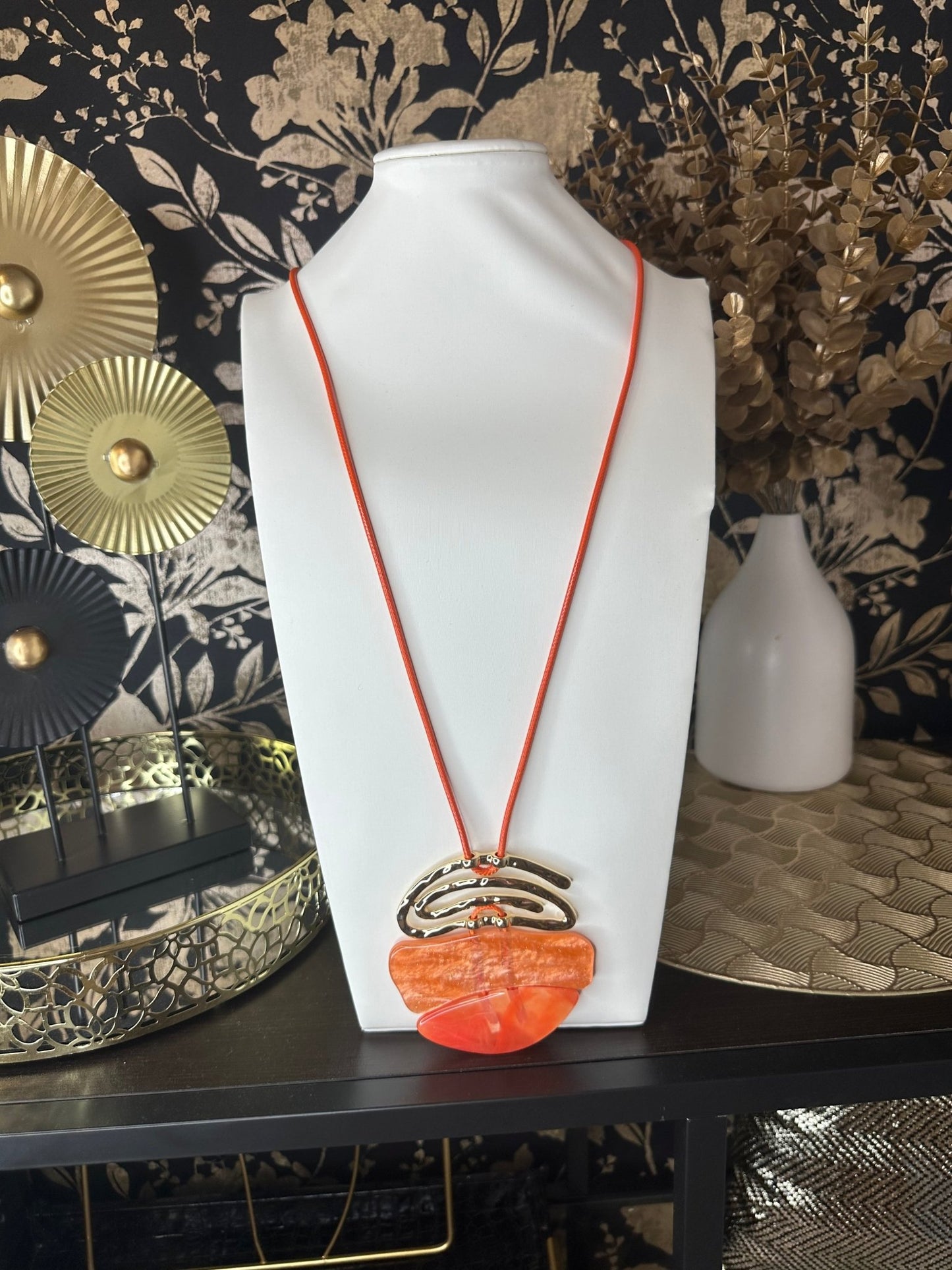 MEDAL narancs arany nyaklánc - BELADY