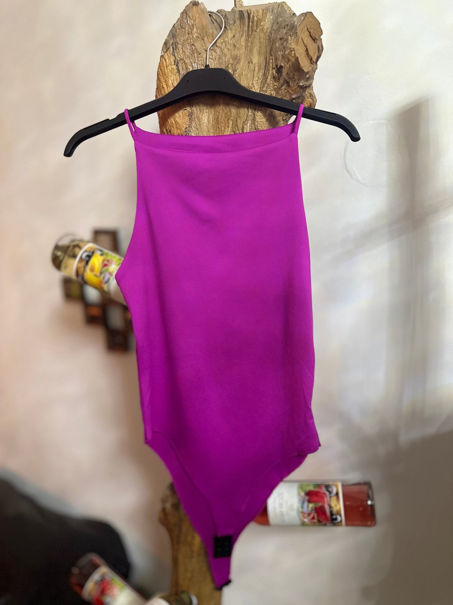 MILENA magenta ujjatlan body / felső - BELADY
