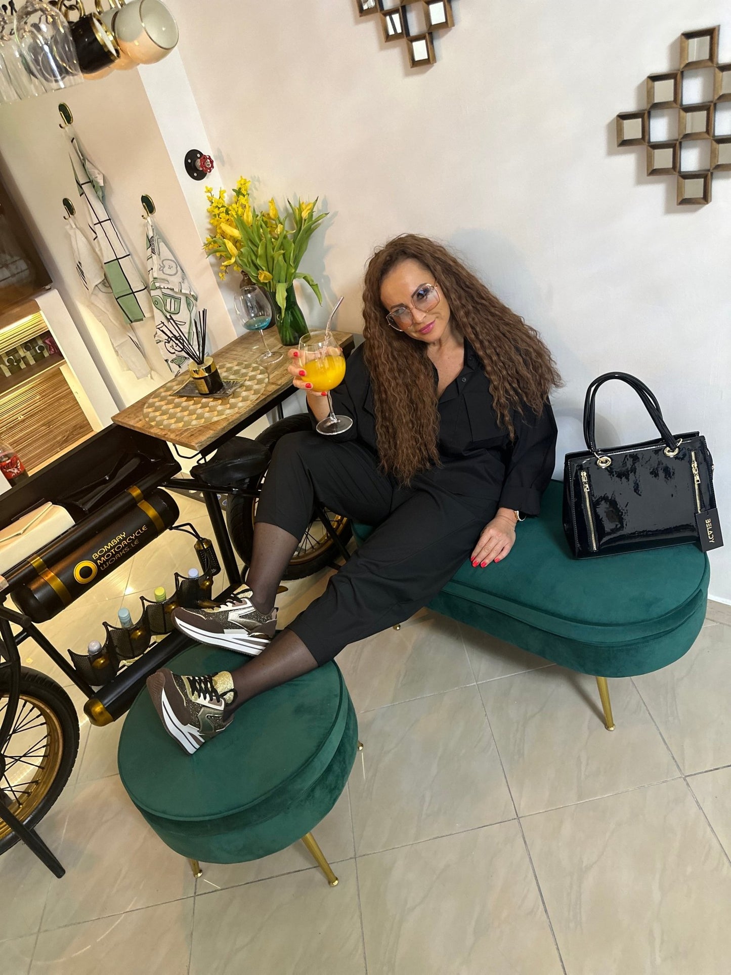 NANCY fekete egyedi ing - BELADY