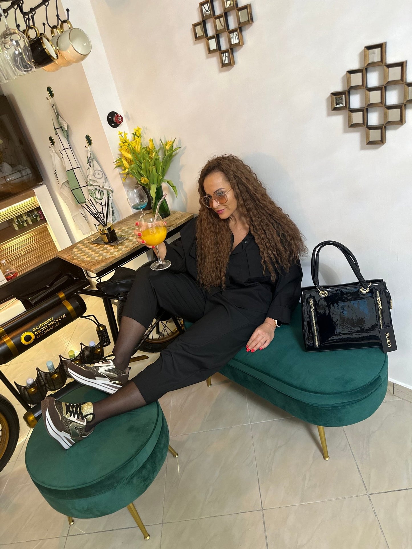 NANCY fekete egyedi ing - BELADY