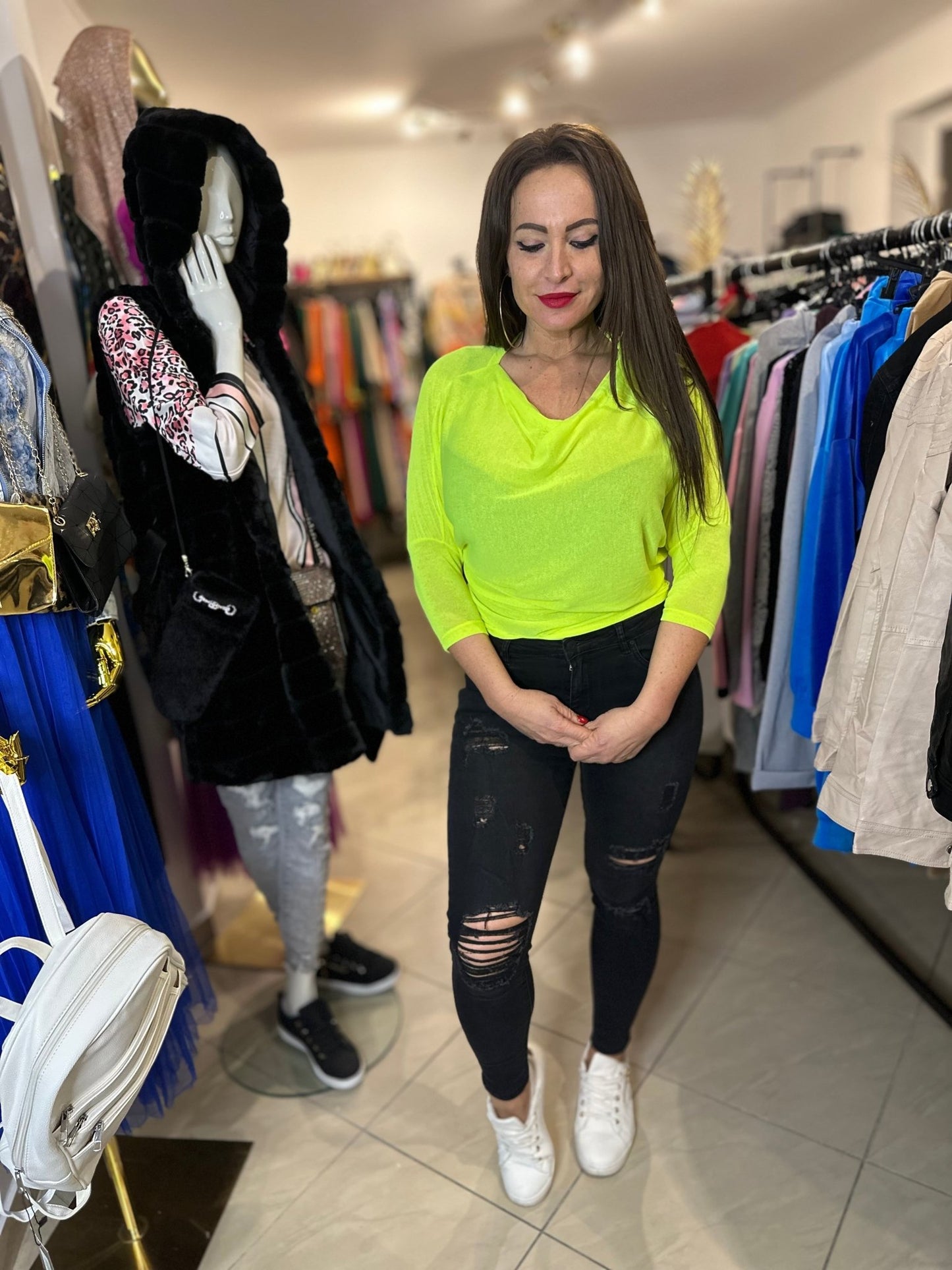 NEON sárga felső - BELADY