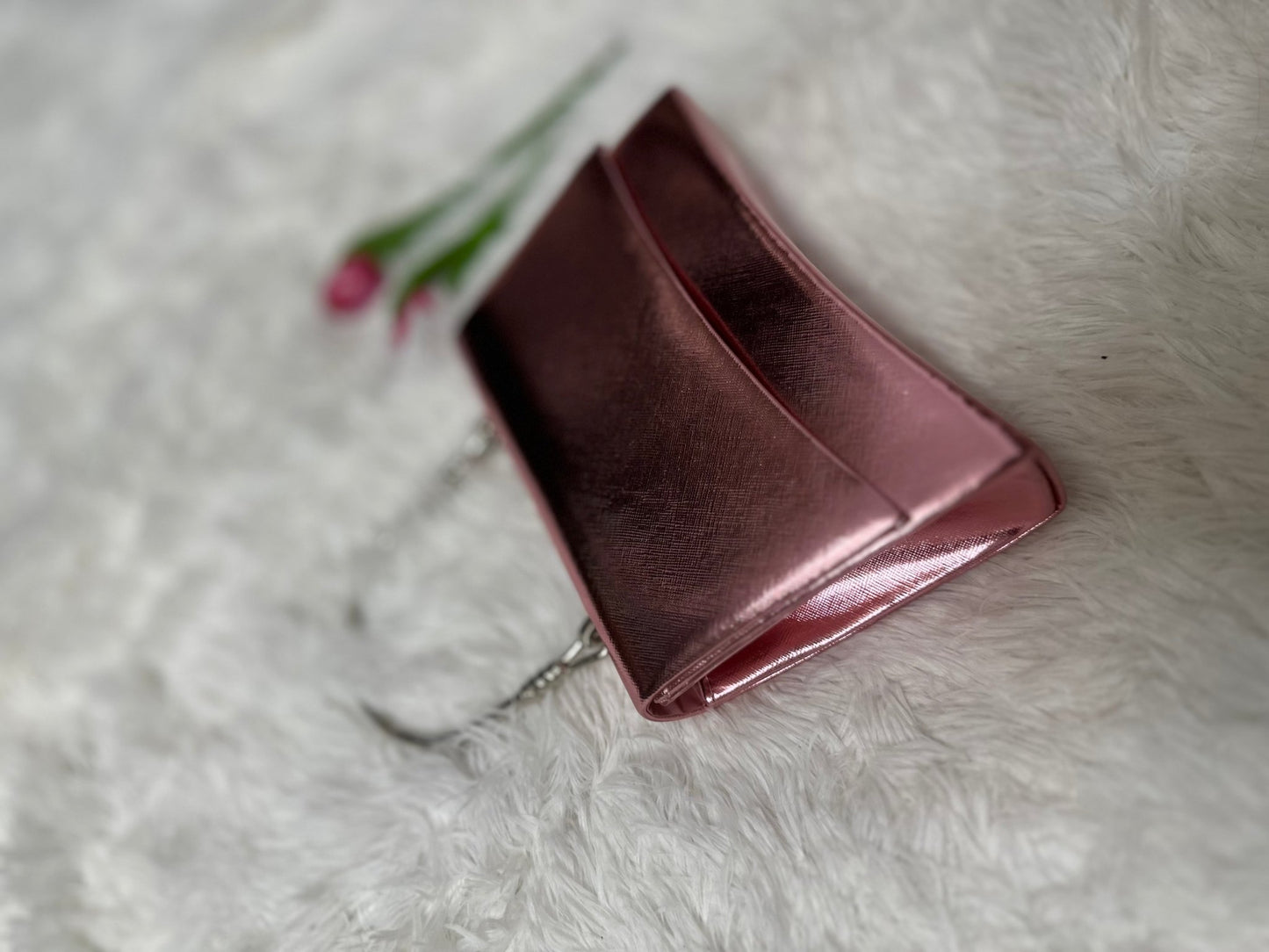 Pezsgő/Rose gold alkalmi kistáska - BELADY