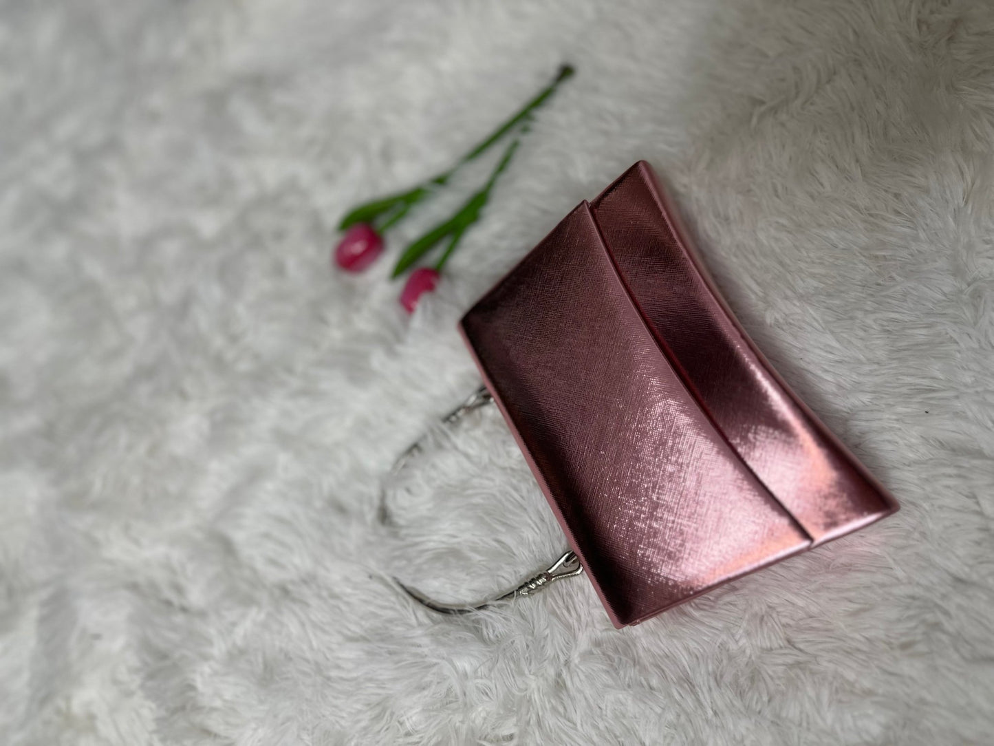 Pezsgő/Rose gold alkalmi kistáska - BELADY