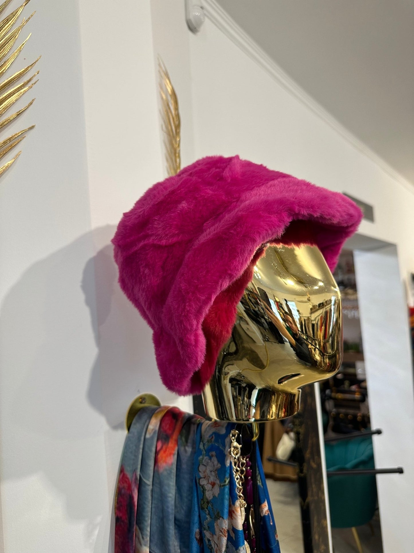 PINK szőrme sapka - BELADY