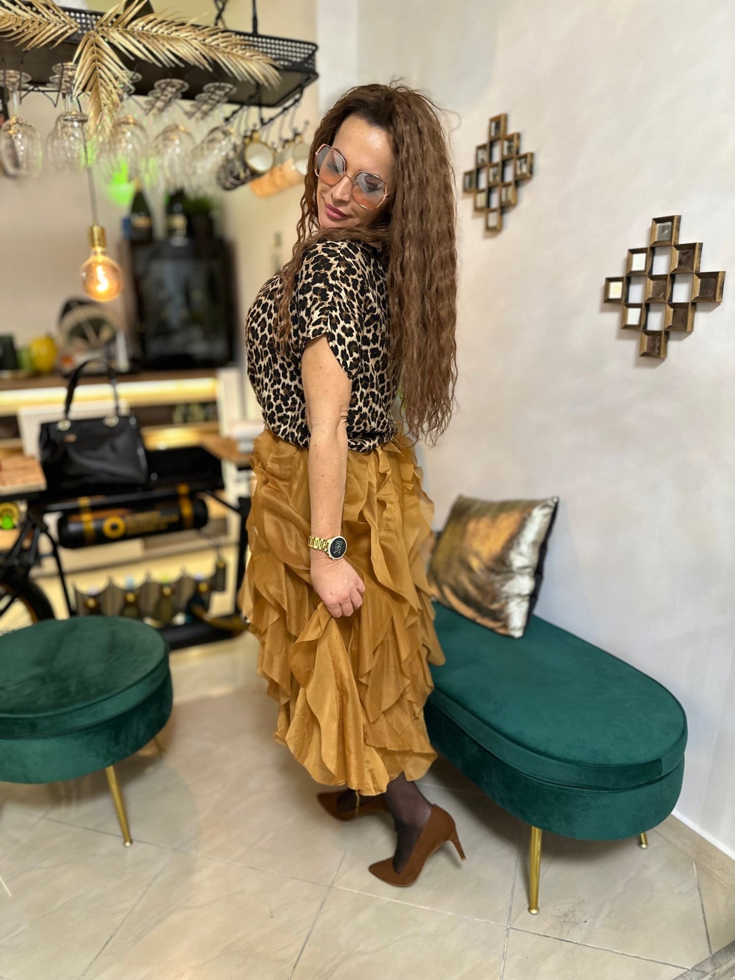 ROXY Barna fodros álom szoknya - BELADY