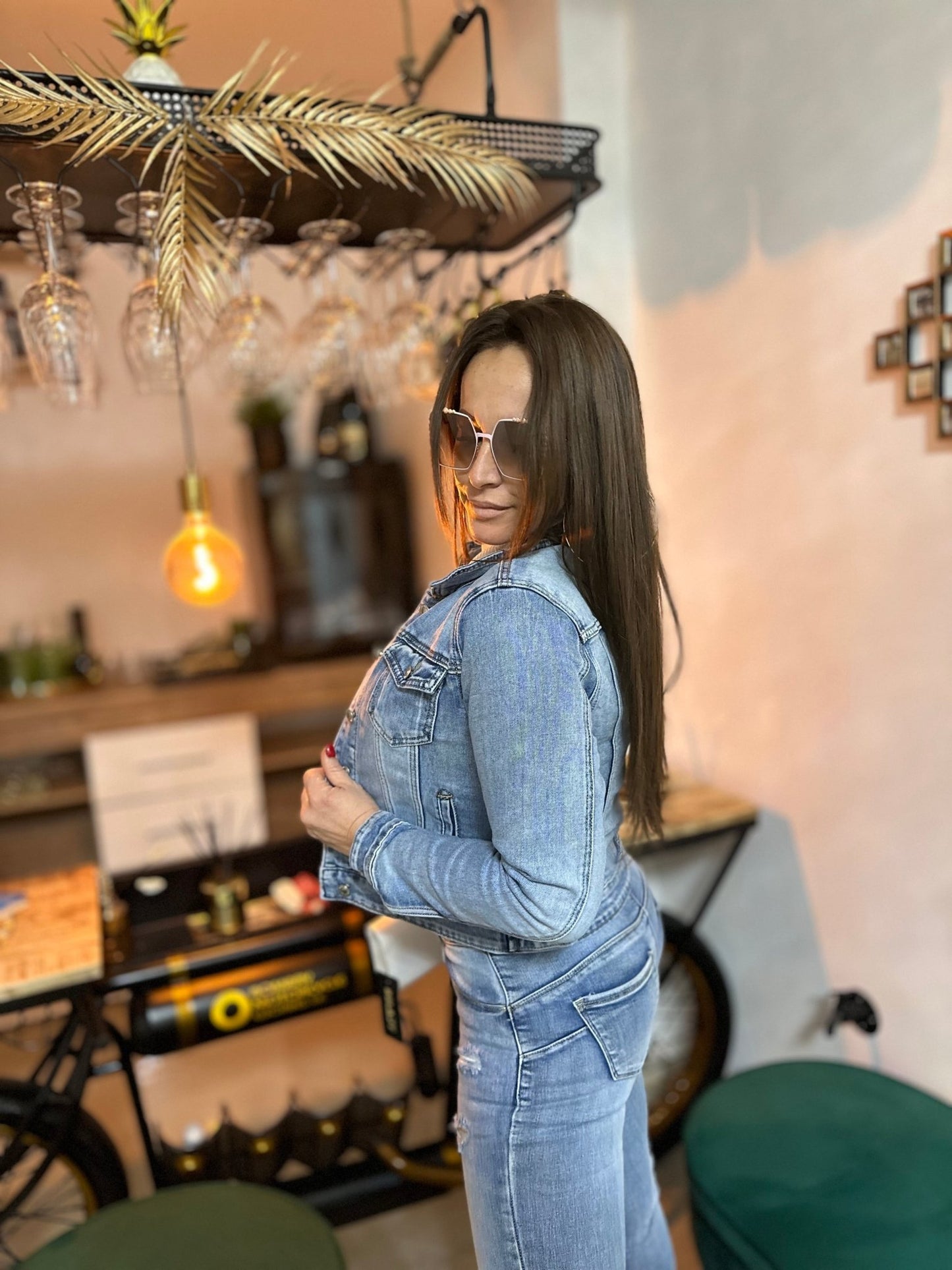SUZAN világos farmer kabát - BELADY
