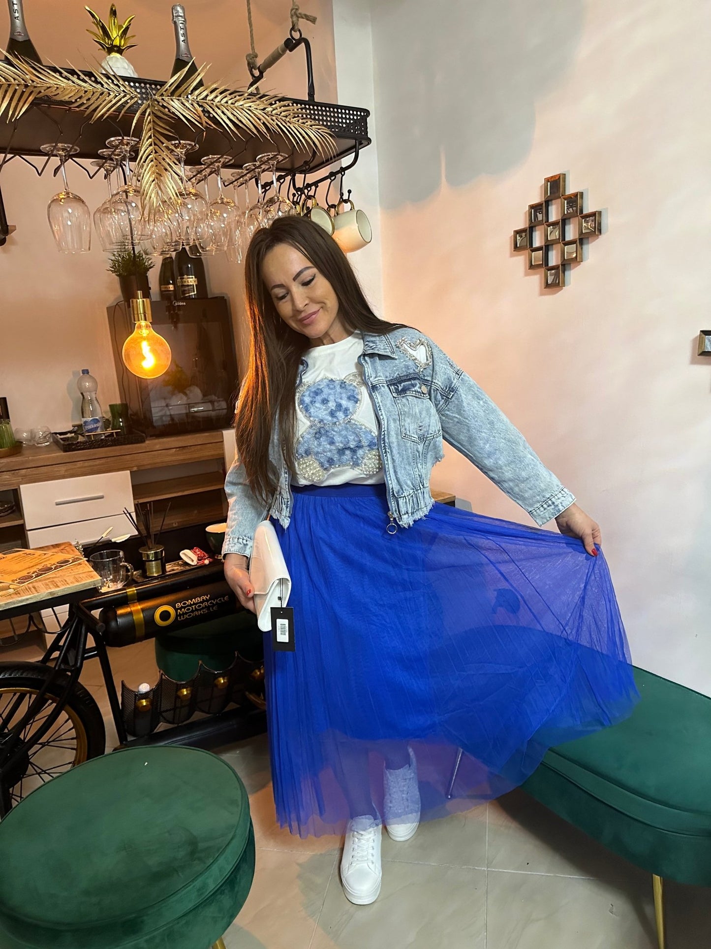 TIFFANY kék szoknya - BELADY