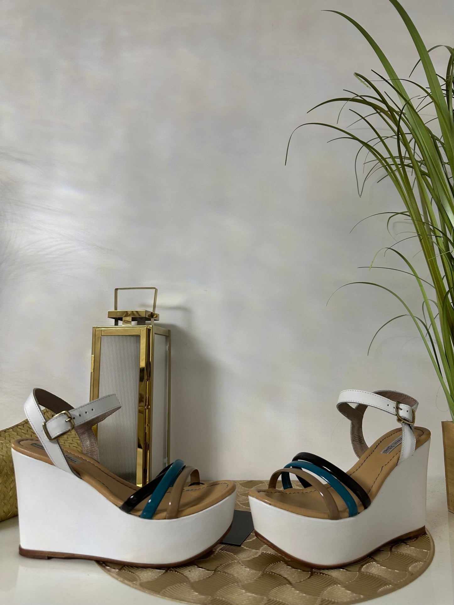 TOSCA BLU SHOES fehér magas talpú szandál (EU36 - os) - BELADY