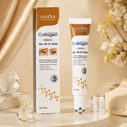 SADOER Kollagén Roll-On Szemkörnyékápoló Krém – 20 g