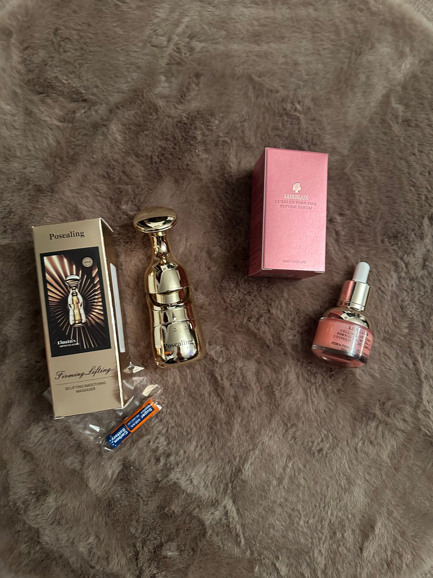 Posealing Firming Lifting készülék + LUXELUX PDRN Pink Peptide Serum csomag