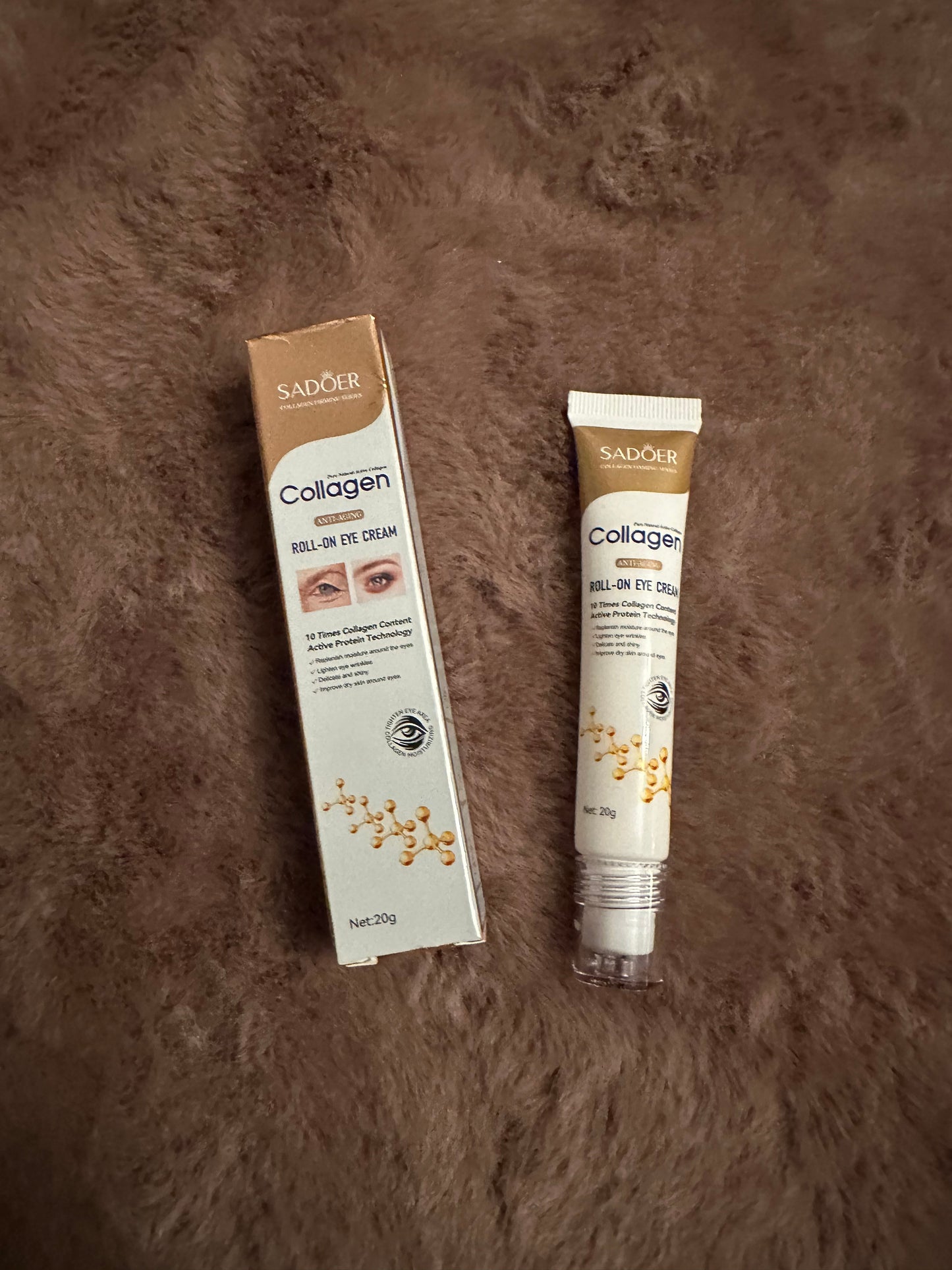 SADOER Kollagén Roll-On Szemkörnyékápoló Krém – 20 g