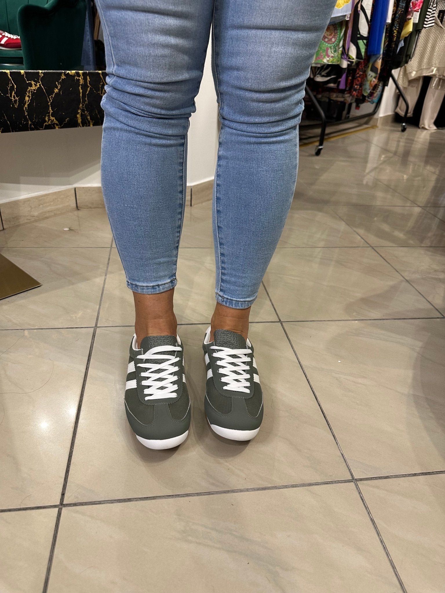 ANITA khaki zöld sport cipő - BELADY