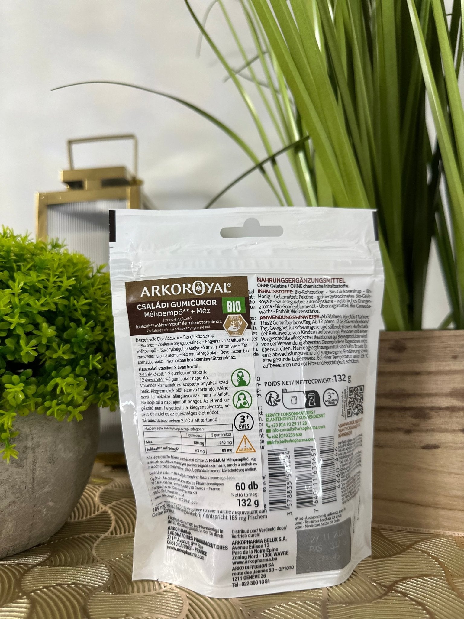 Arkoroyal® BIO Családi Gumicukor méhpempővel 60 db - BELADY