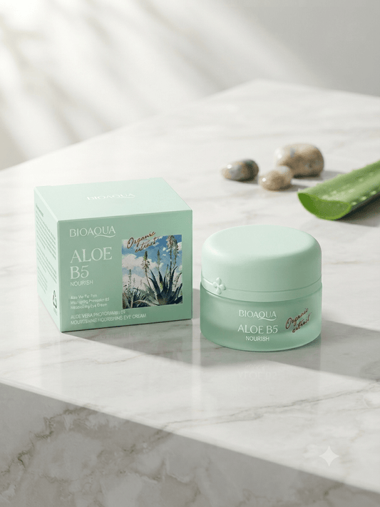 Bioaqua Aloe B5 Nourish – Aloe verás és provitamin B5-ös tápláló szemkörnyékápoló krém - BELADY