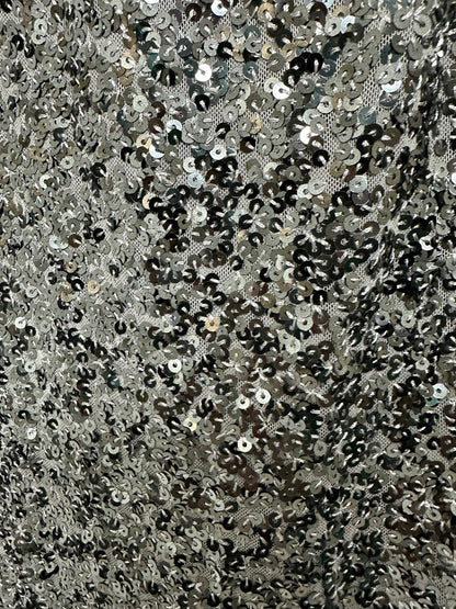 CARMEN szürke ezüst flitteres mini szoknya - BELADY