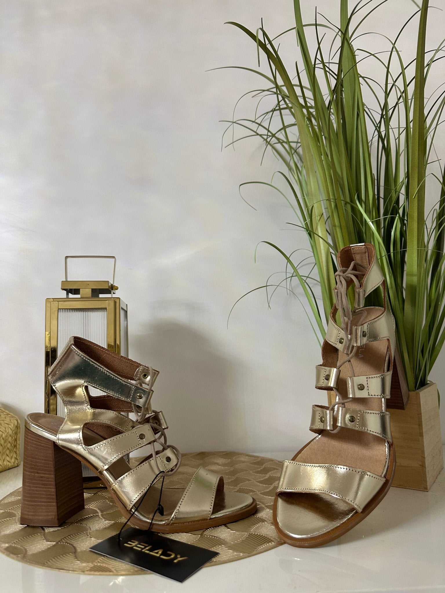 CARVELA arany magas talpú szandál - BELADY