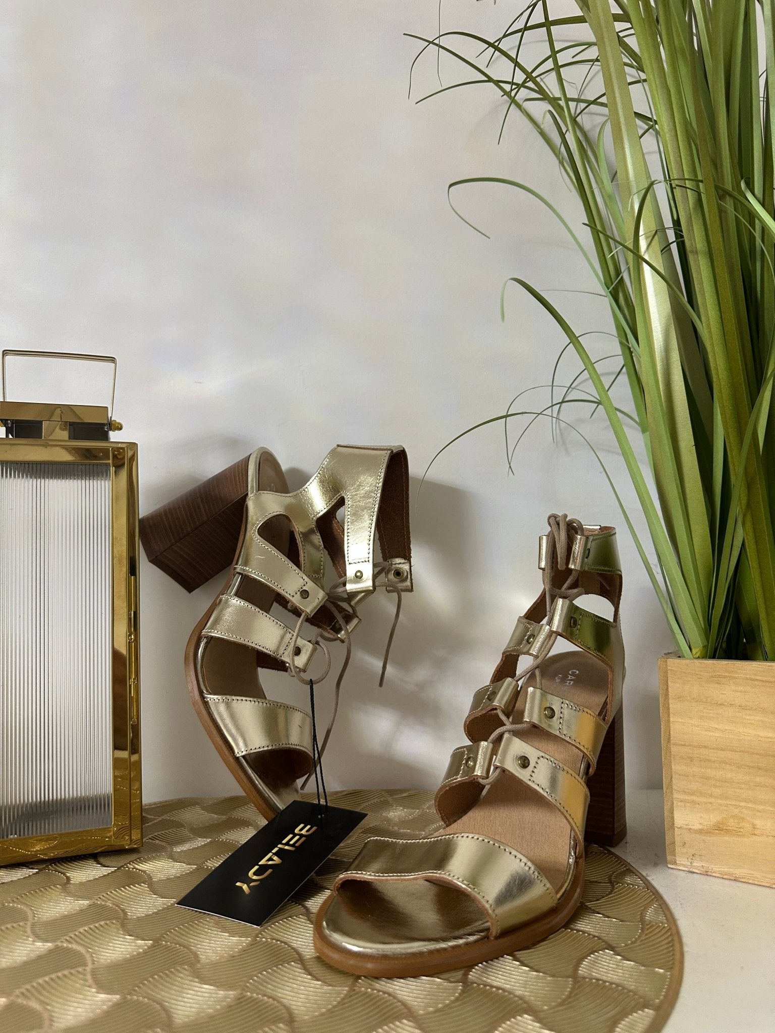 CARVELA arany magas talpú szandál - BELADY