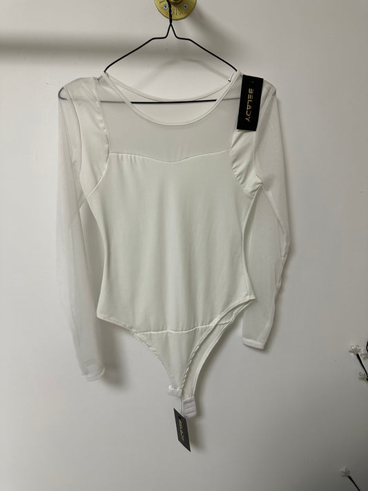 DIA hosszú fehér felső / body - BELADY