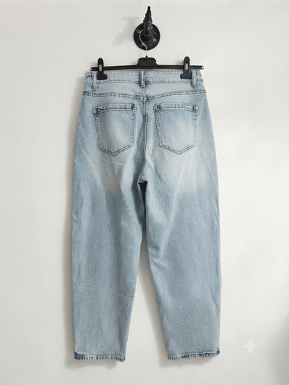 EDINA világos baggy farmer nadrág övvel - BELADY