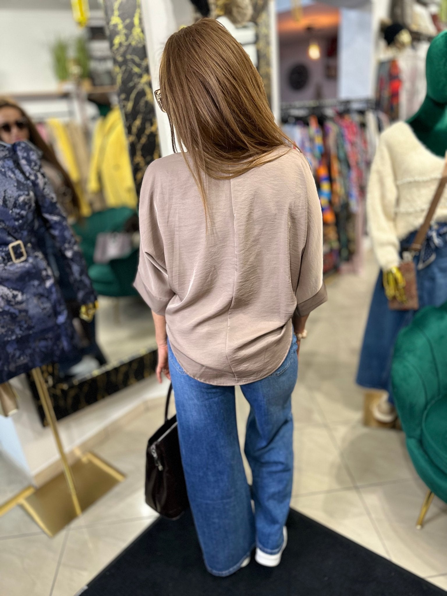 ERA mogyoró barna bő felsõ nyakláncal - BELADY