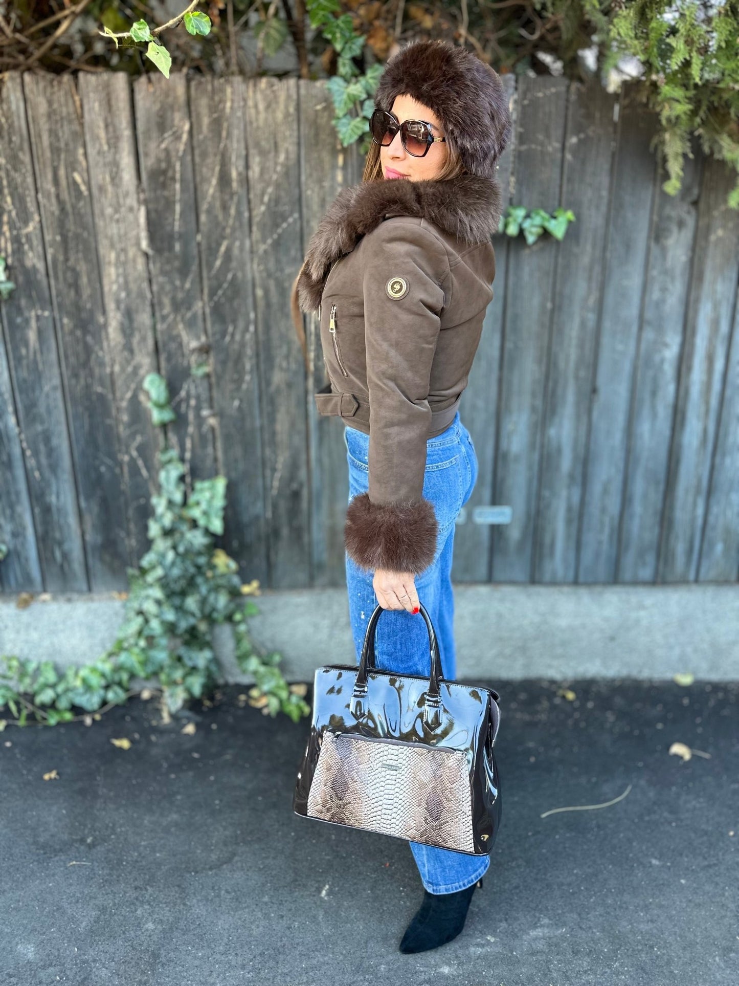 IRINA barna szőrme bélelt kabát - BELADY