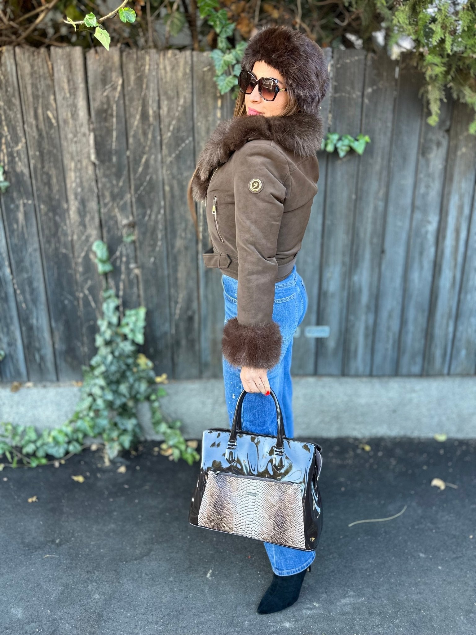 IRINA barna szőrme bélelt kabát - BELADY