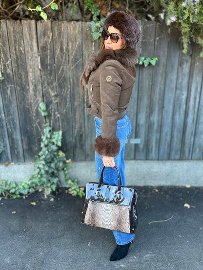 IRINA barna szőrme bélelt kabát - BELADY