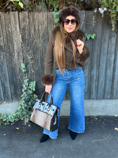 IRINA barna szőrme bélelt kabát - BELADY