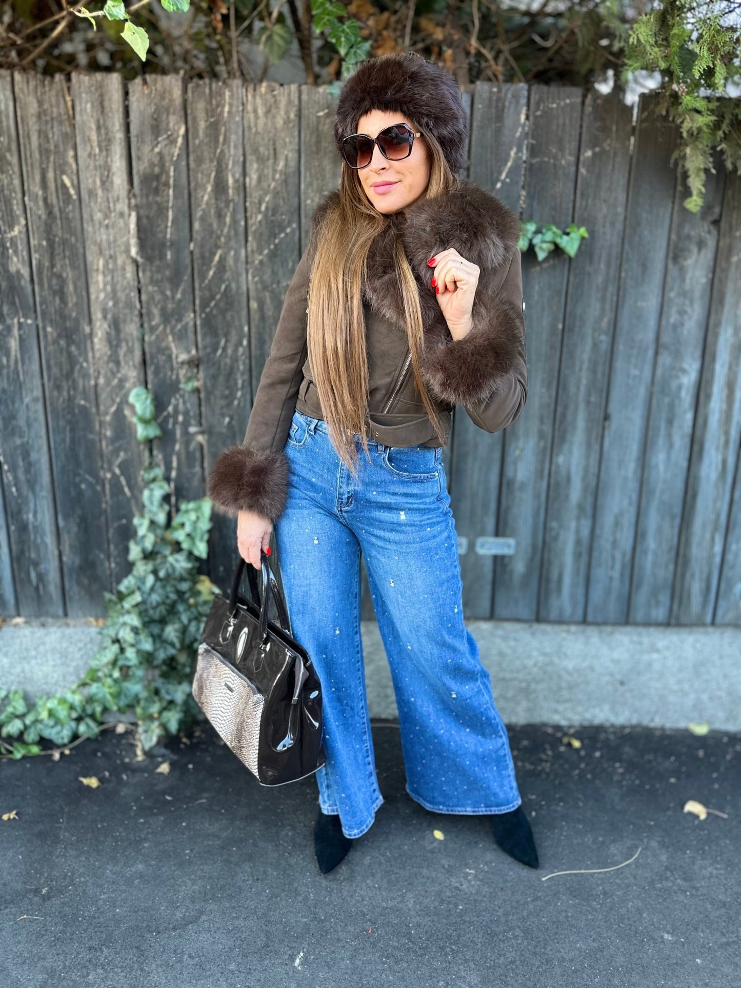 IRINA barna szőrme bélelt kabát - BELADY