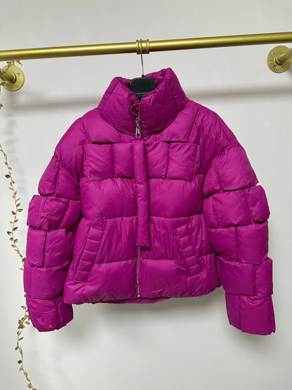 JANE magenta / pink pufi téli kabát - BELADY