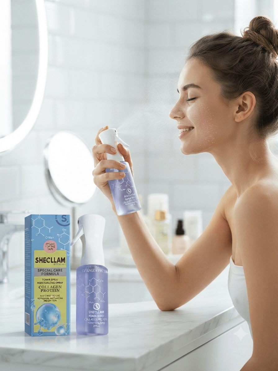 Kollagén Protein Növényi Kivonatos Hidratáló Spray / Tonik Spray (200 ml) - BELADY