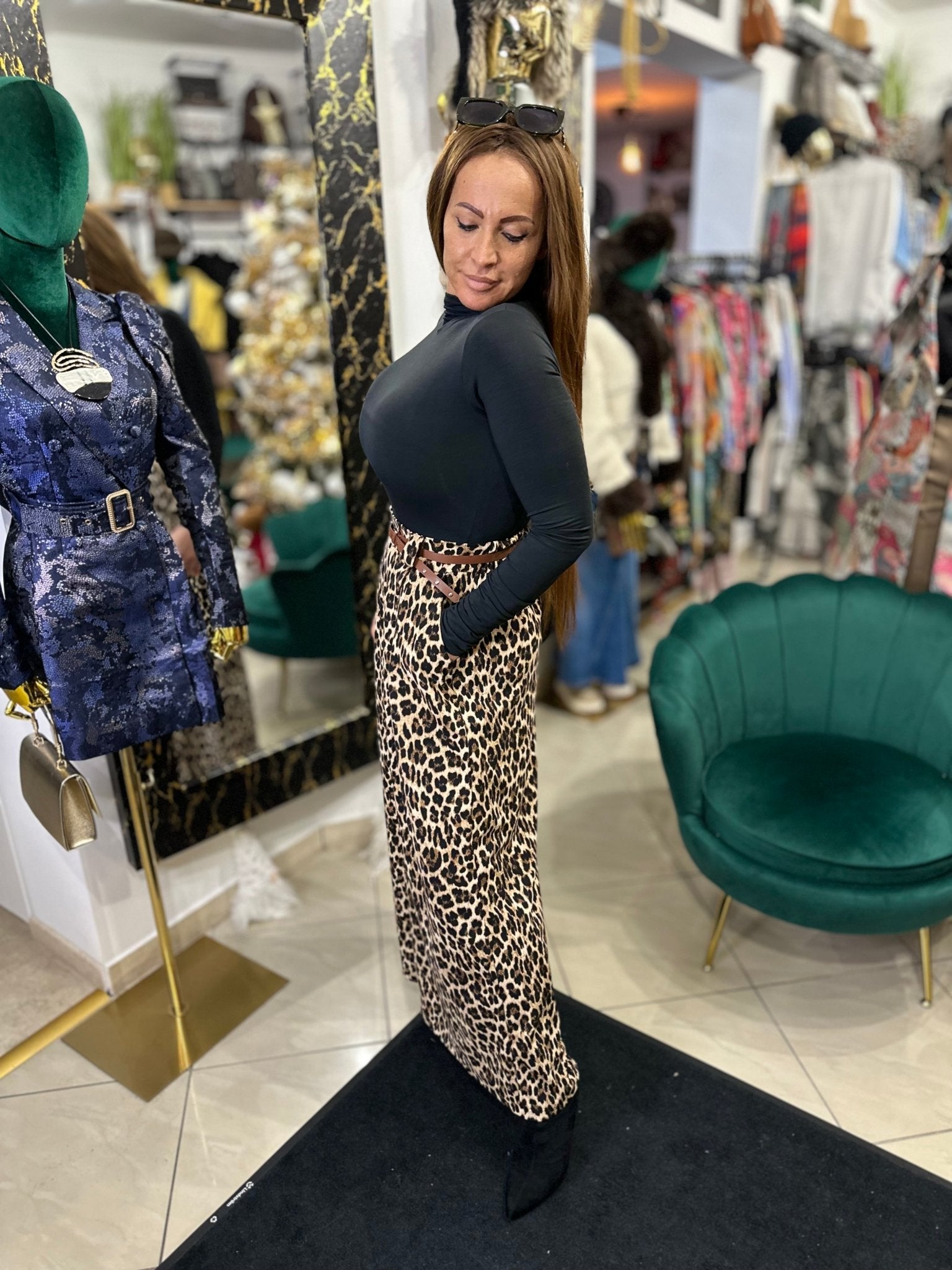 LISY leopád mintás nadrág - BELADY