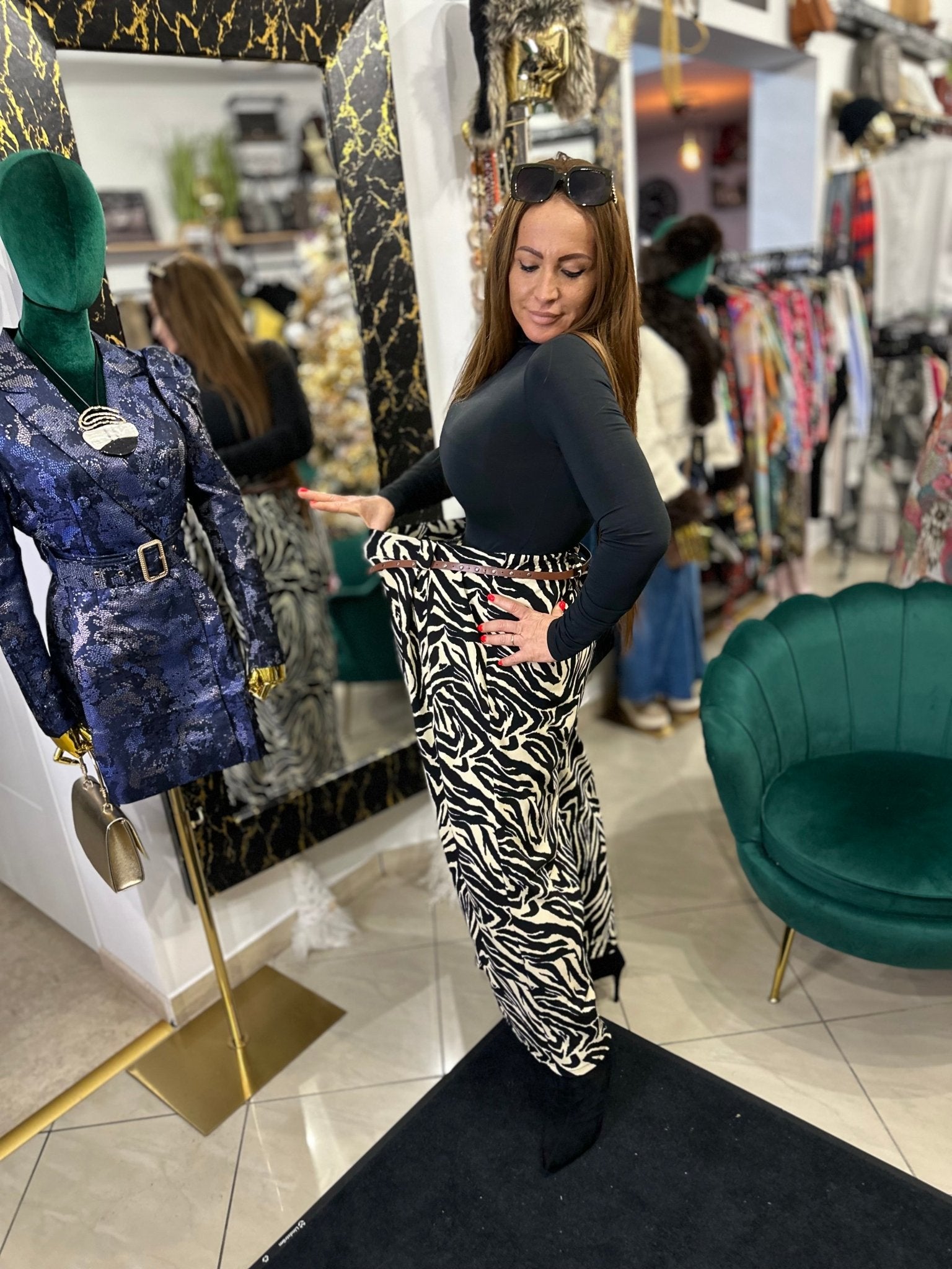 LISY zebra mintás nadrág - BELADY