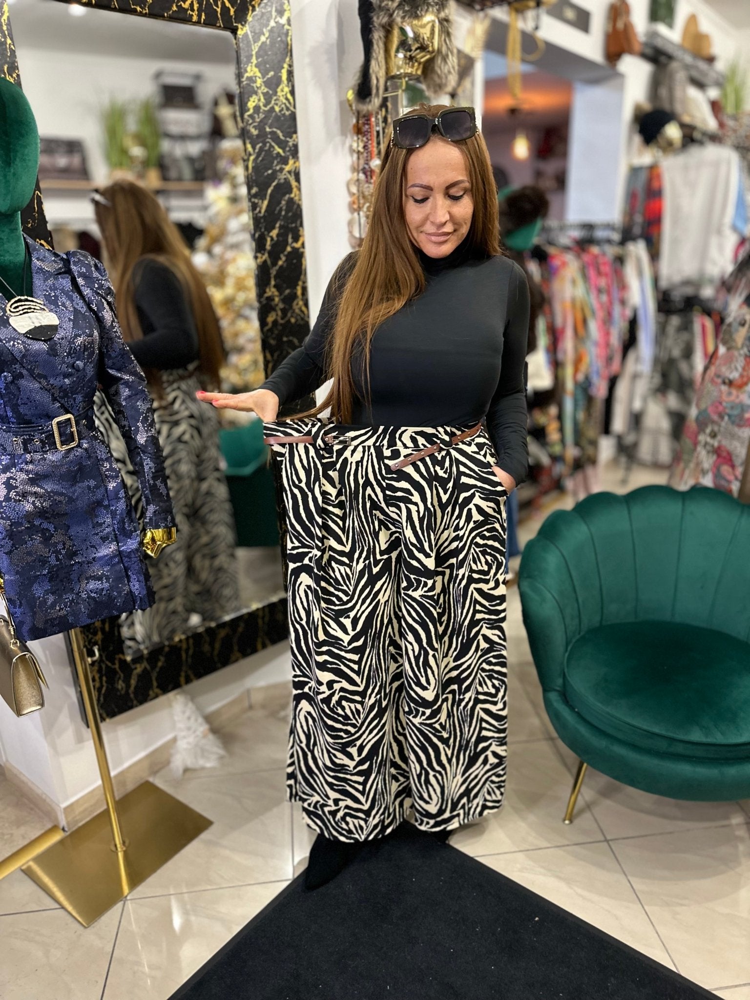 LISY zebra mintás nadrág - BELADY