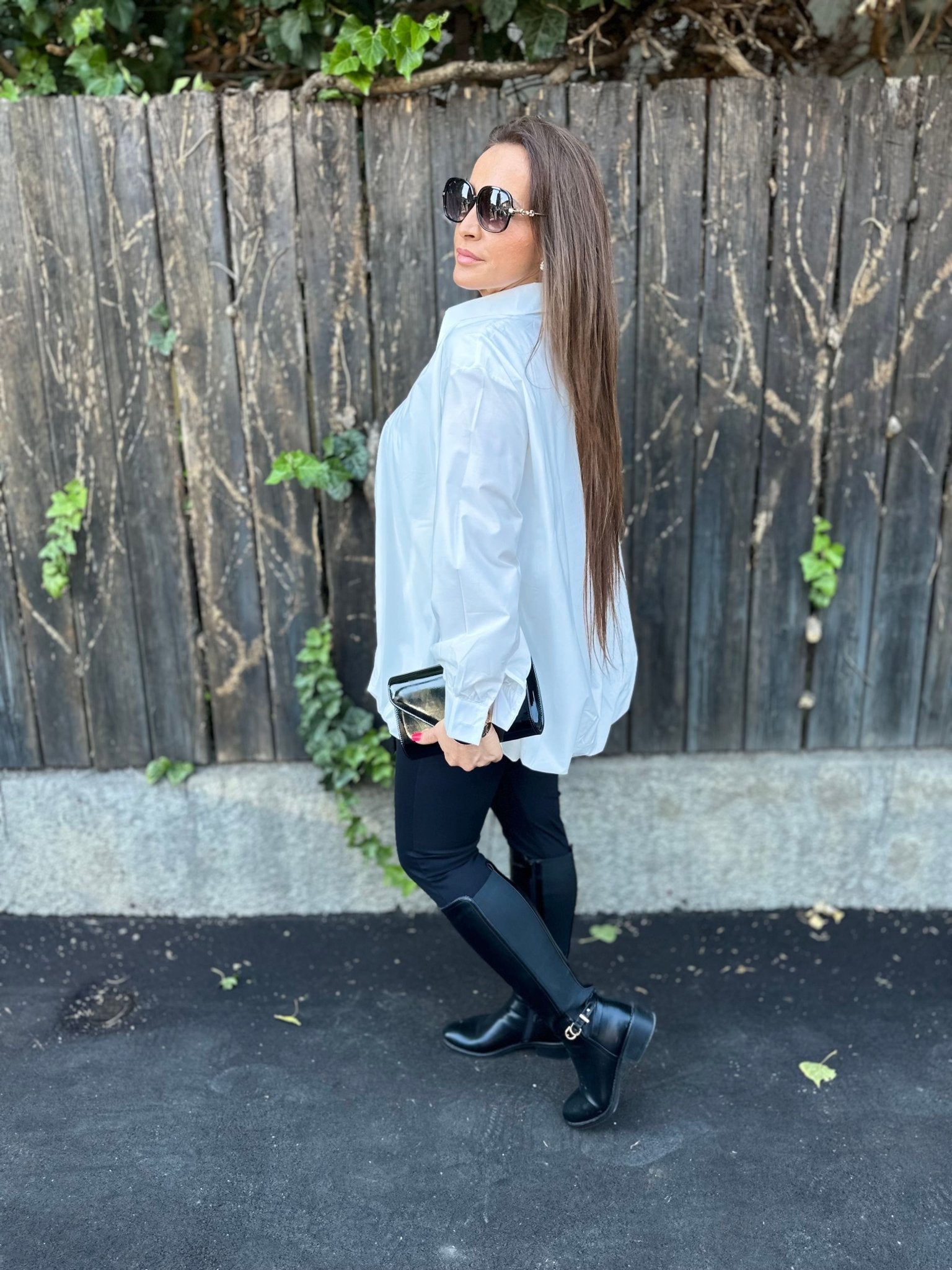 LUCIA / AMO fehér elegáns hagyma ruha - BELADY