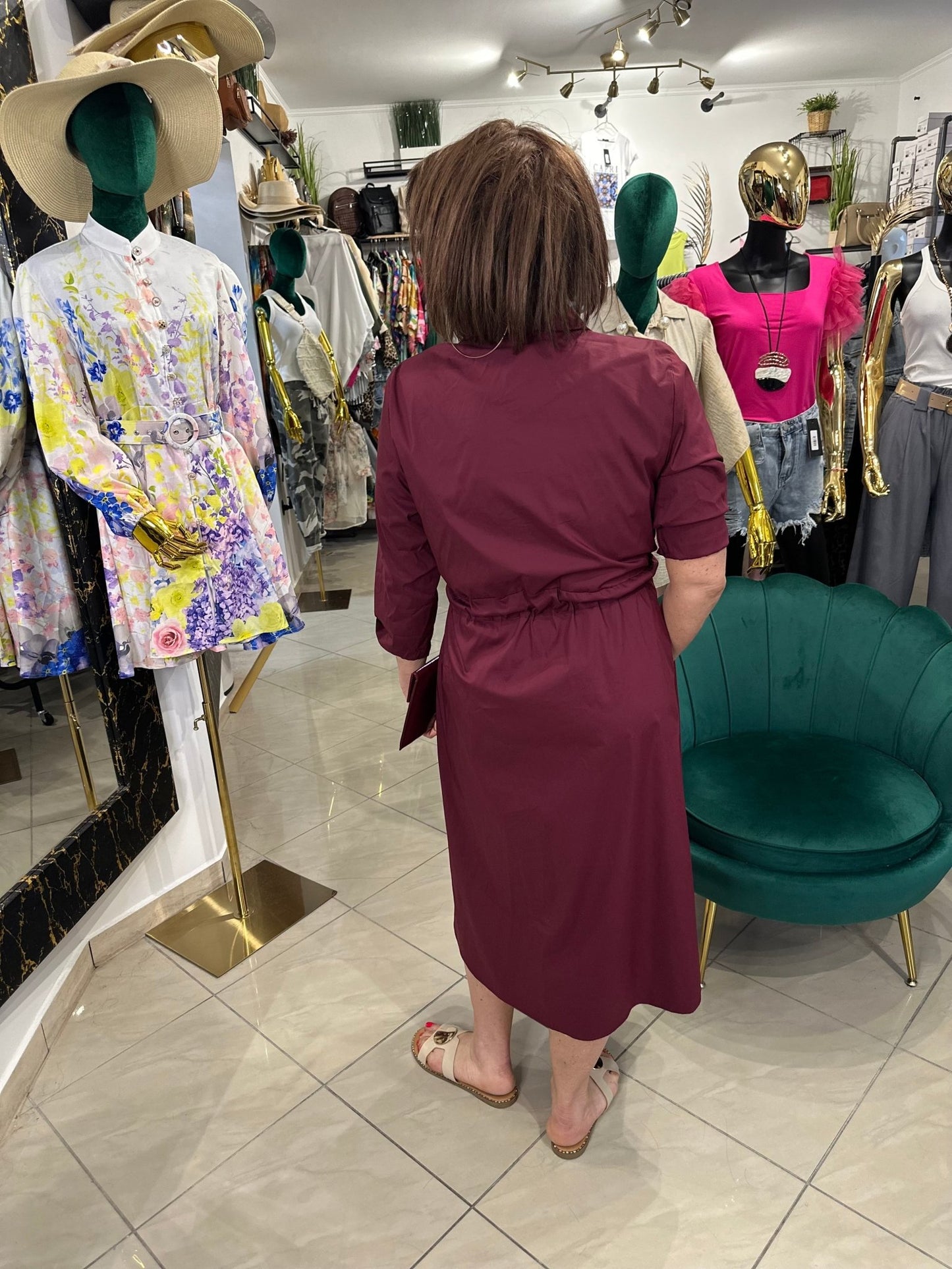 MILADY bordó különleges ingruha - BELADY