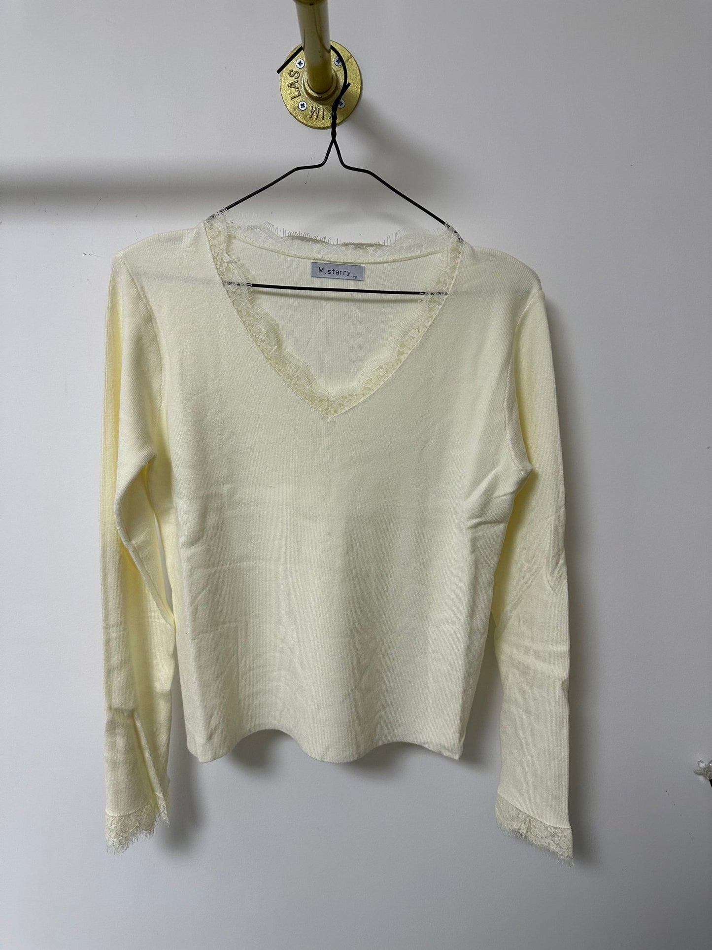 MIRINA hosszú bézs csipke felső - BELADY